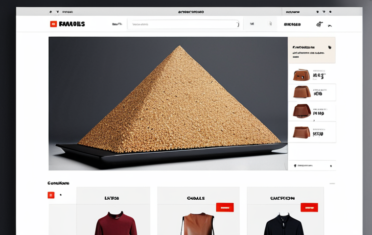 **Clean Navigation E-commerce:** Simplified e-commerce website navigation. Clear hierarchy, accurate naming conventions, prominent search bar. Visual hierarchy guides user browsing. Modern, minimalist UI.