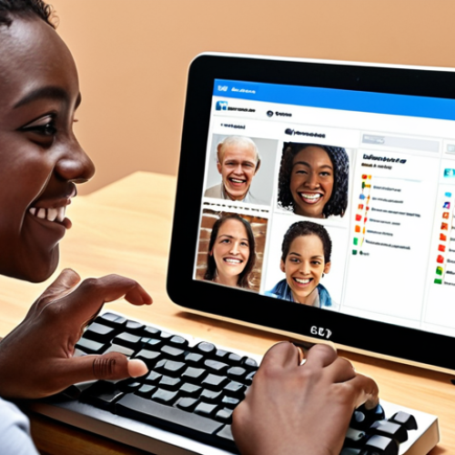 **

> A diverse group of people, including individuals using assistive technology (screen reader, keyboard), happily accessing a website with clear, accessible design. Focus on inclusivity and positive user experience.

**
