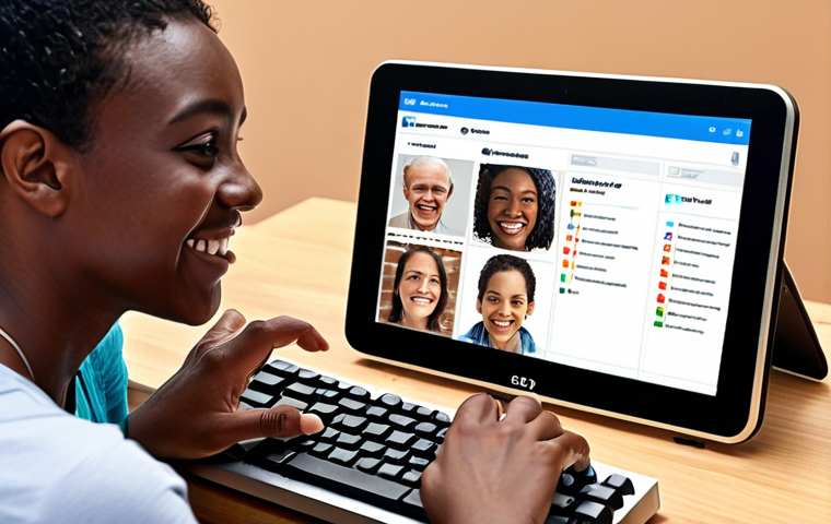 **

> A diverse group of people, including individuals using assistive technology (screen reader, keyboard), happily accessing a website with clear, accessible design. Focus on inclusivity and positive user experience.

**